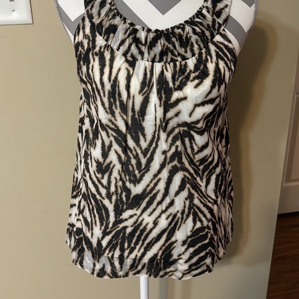 Animal Print Talbots Camisole- Size 8P - Picture 3 of 8